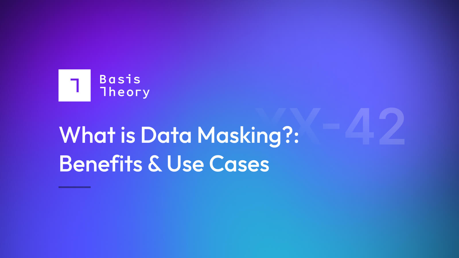 what is data masking?
