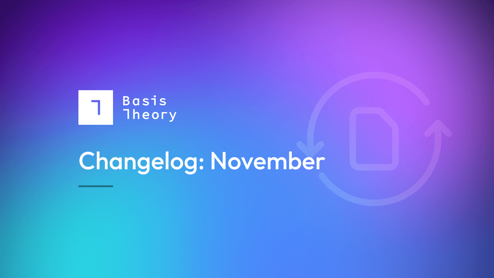 Changelog November 2022