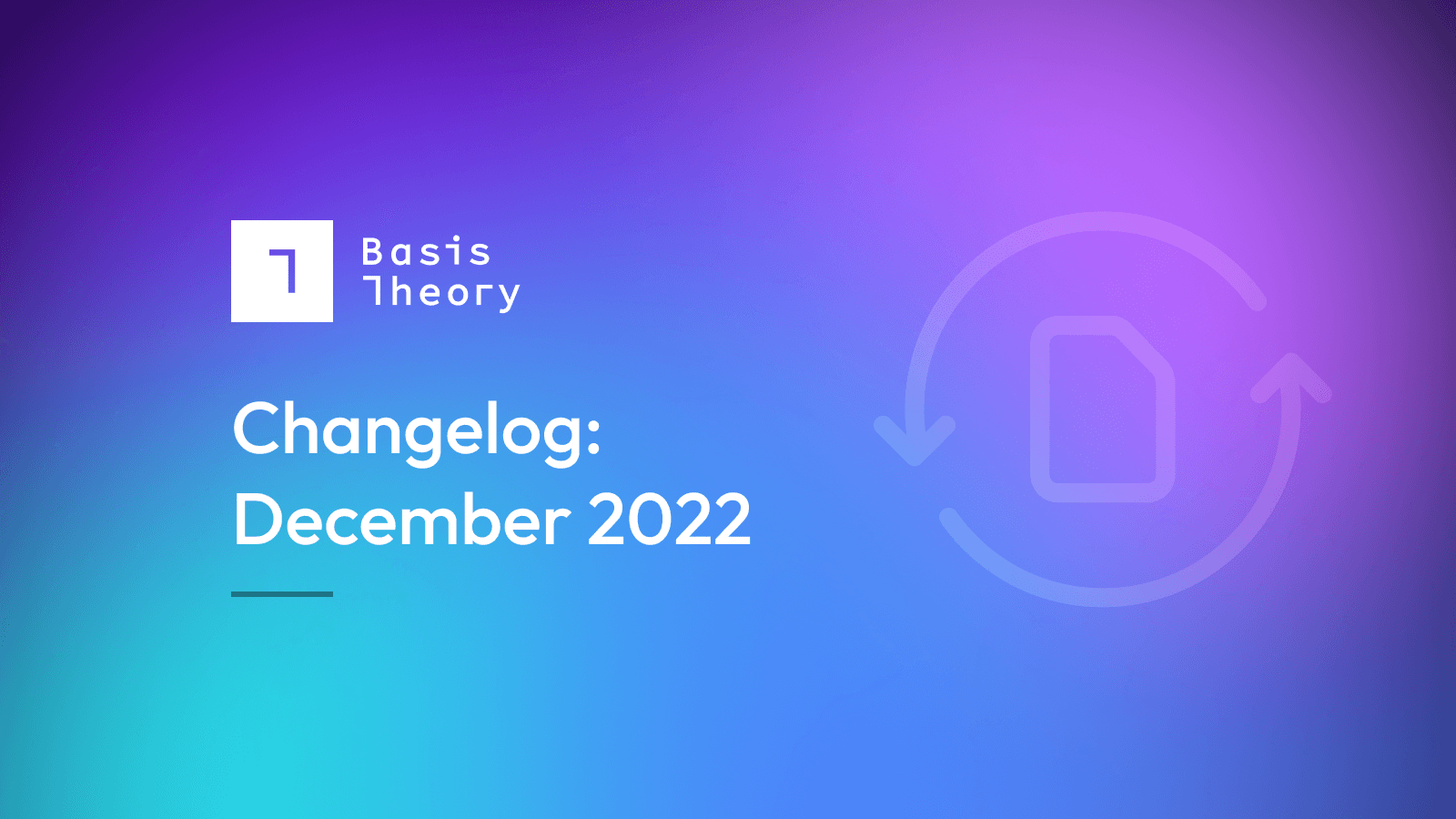 December 2022 changelog