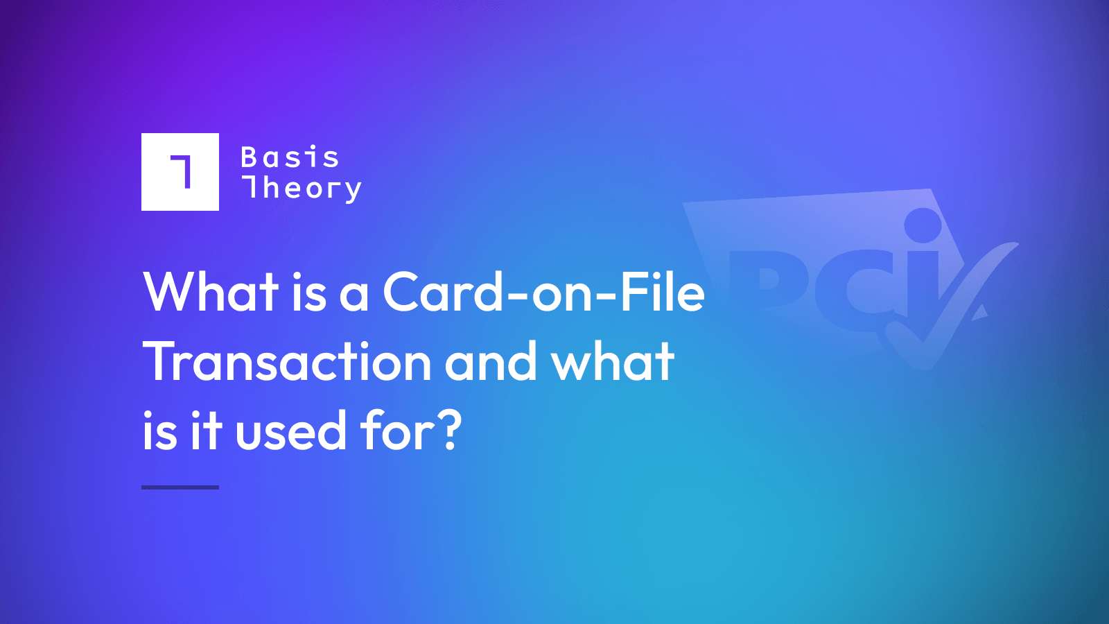 what is a card-on-file transaction?