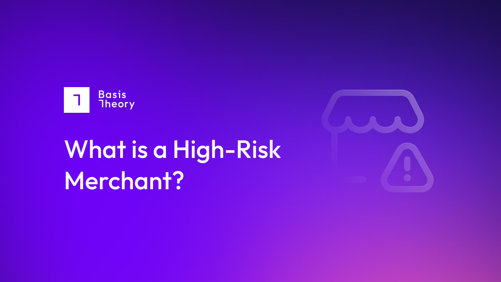 So you're a high risk merchant, now what?